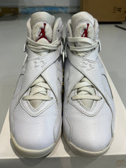 Jordan 8 Retro Ovo White (Preowned Size 9) - Pre-Owned