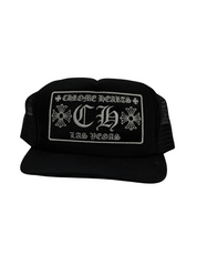 Chrome Hearts CH Las Vegas Trucker Hat Black/Black - Lightly Used