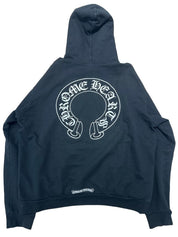 Chrome Hearts Horseshoe Floral Hoodie Black - Pre-Owned Size L