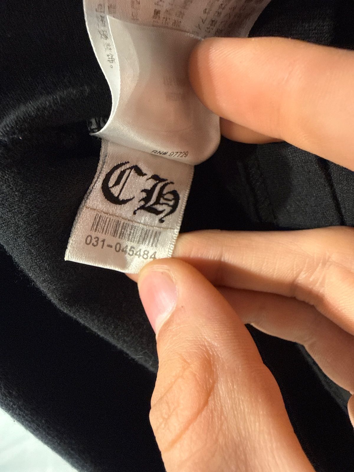 Chrome Hearts Staff Exclusive Horseshoe Logo L/S T-Shirt Black - Lightly Used Size M
