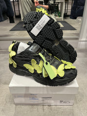 OFF-WHITE Be Right Back Black Green Butterflies (Preowned Size 44)