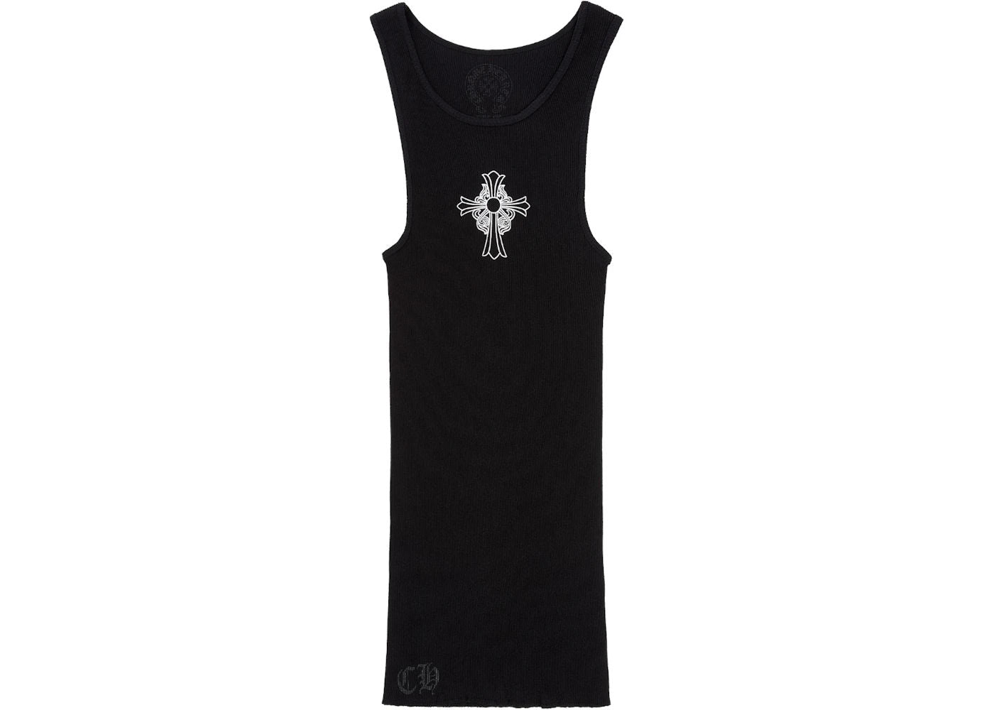 Chrome Hearts Hairy Cross Rib Tank Black