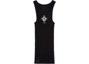 Chrome Hearts Hairy Cross Rib Tank Black