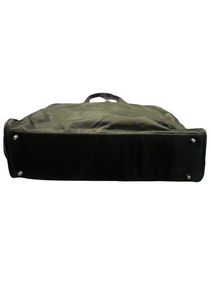 Prada Hand Bag Nylon Khaki - Pre-Owned