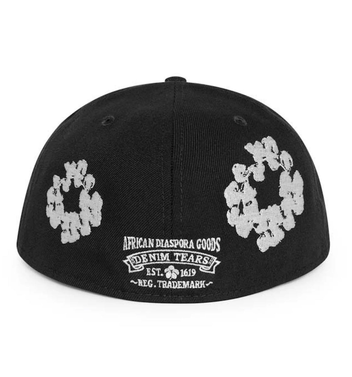 Denim Tears New Era Cotton Wreath 59/50 Cap Black