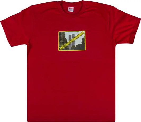 Supreme Greetings Tee Red (Preowned)