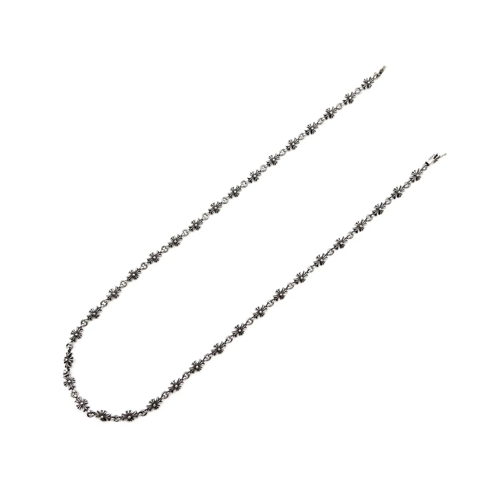 Chrome Hearts Tiny E Necklace (20 Inches)