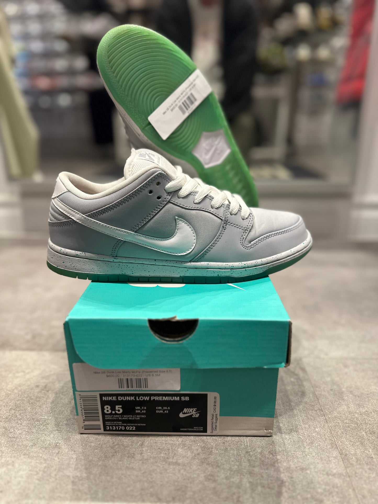 Nike SB Dunk Low Marty McFly (Preowned Size 8.5)