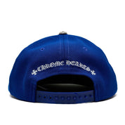 Chrome Hearts Embroidered CH Logo Baseball Hat Royal Blue/ White