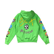 Chrome Hearts Matty Boy Sex Records Pullover Hoodie Green