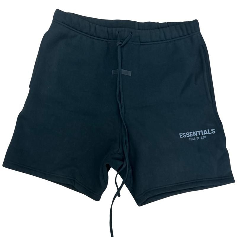 Fear of God Essentials Shorts (SS21) Black/Stretch Limo - Pre-Owned Size M