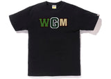 BAPE ABC WGM Milo Gold Zip Shark Tee Black/Green