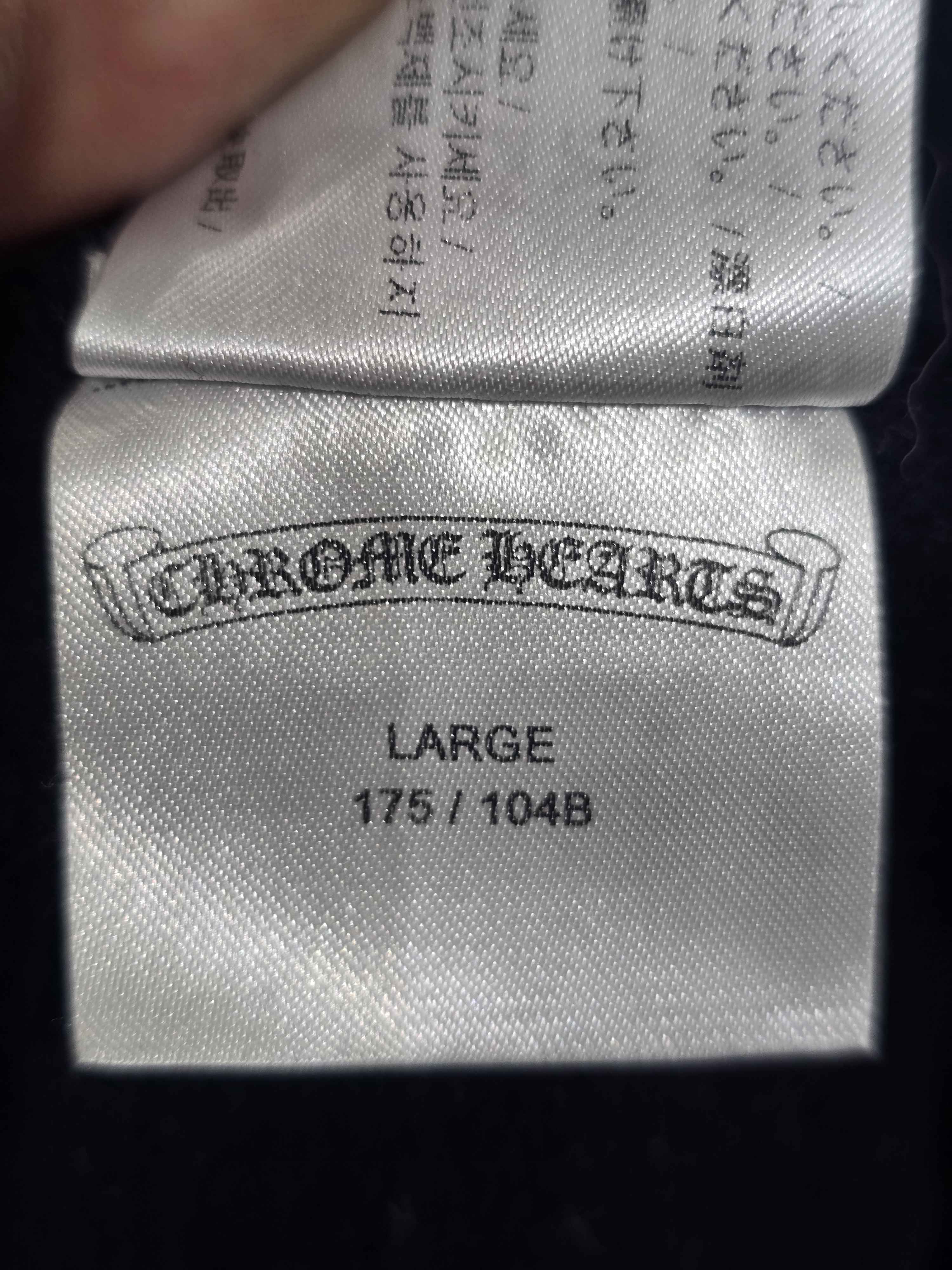 Chrome Hearts Horseshoe Floral Hoodie Black - Pre-Owned Size L