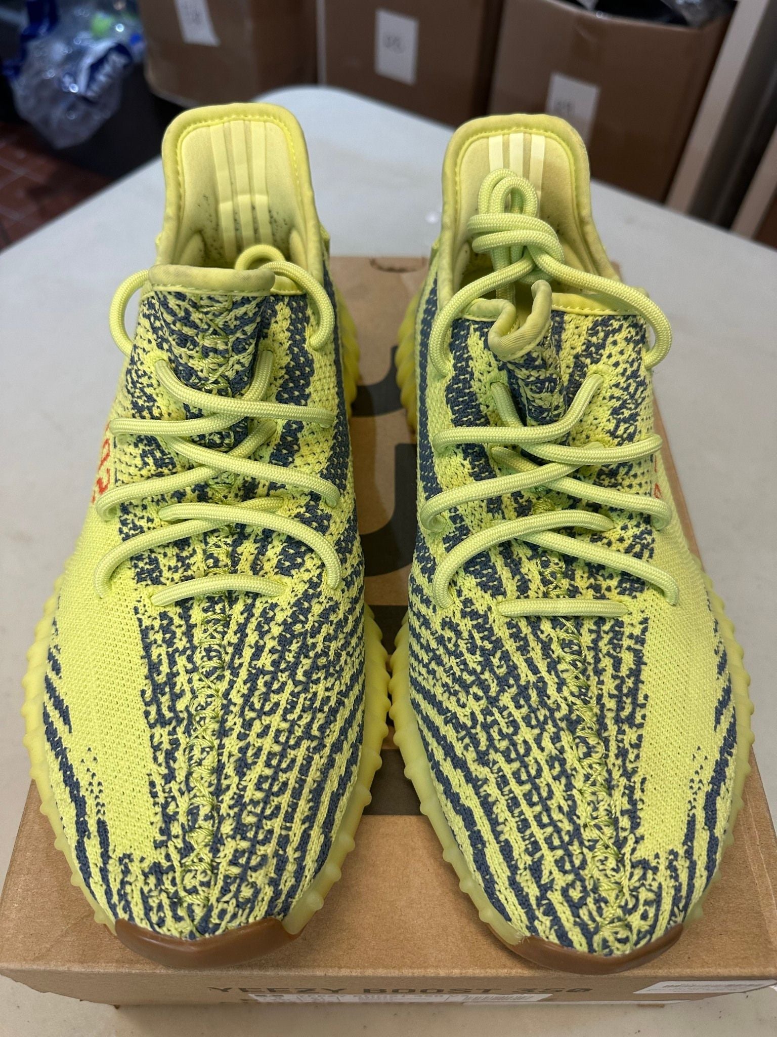 Adidas Yeezy Boost 350 V2 Semi Frozen Yellow - Pre-Owned Size 9