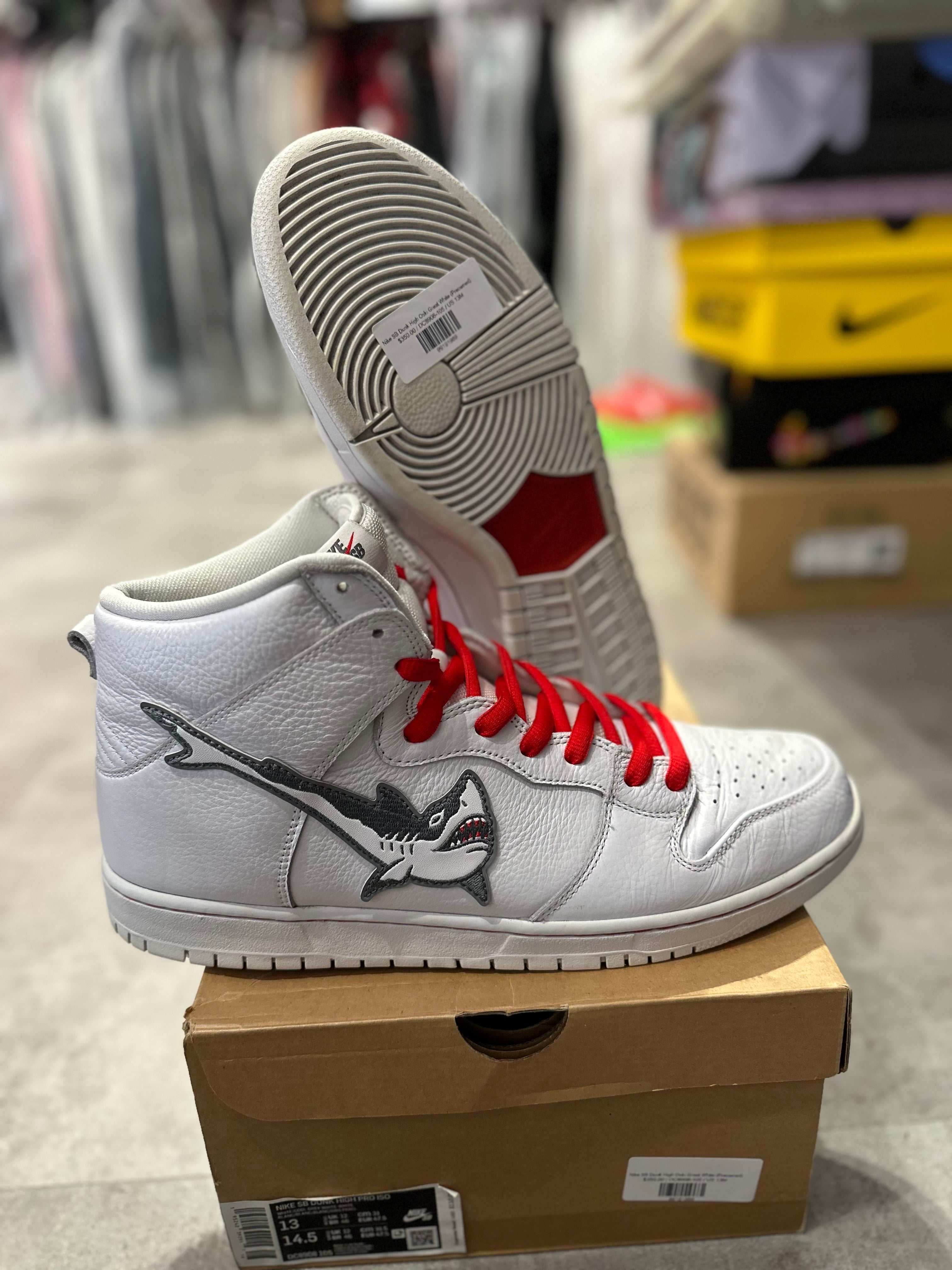 Nike SB Dunk High Oski Great White (Preowned)