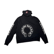 Chrome Hearts Matty Boy Chomper Horseshoe Hoodie Black (Preowned Size L) - Pre-Owned