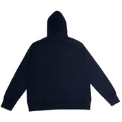 Supreme Swarovski Box Logo Hooded Sweatshirt Navy - Pre-Owned Size M