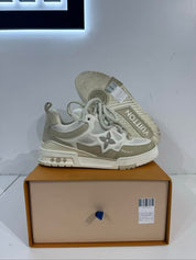 Louis Vuitton LV Skate Sneaker Beige White - Pre-Owned Size 9