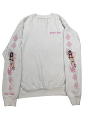 Chrome Hearts Deadly Doll Crewneck White - Lightly Used Size M