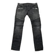 Balmain Black/Grey Slim Jeans (Lightly Preowned) - Pre-Owned