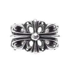 Chrome Hearts Double Floral Ring