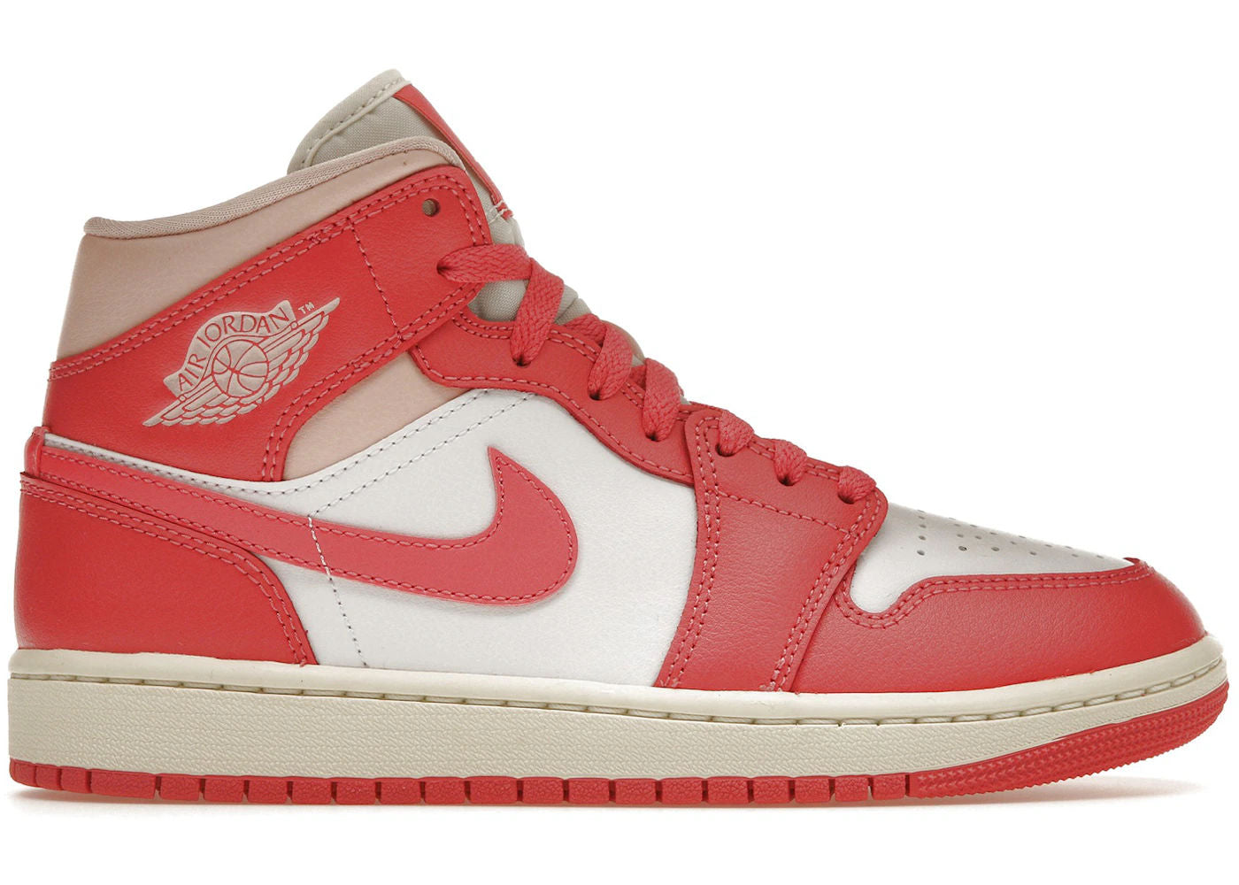 Jordan 1 Mid Strawberries And Cream (W)