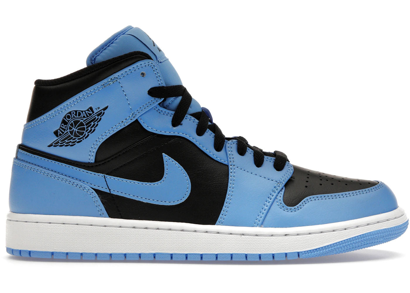 Air Jordan 1 Mid University Blue Black