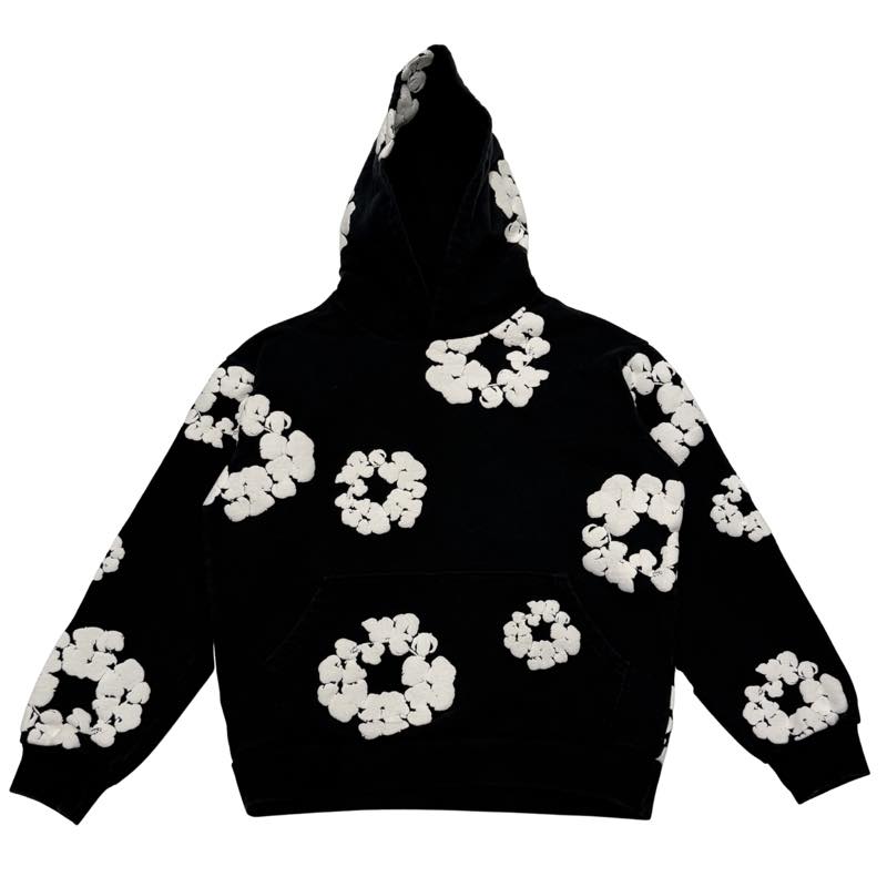 Denim Tears The Cotton Wreath Sweatshirt Black - Pre-Owned Size S