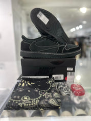 Jordan 1 Retro Low Travis Scott Black Phantom - Pre-Owned Size 11M