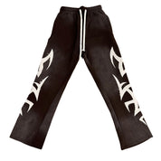 Awoken Dreams V2 Flared Sweatpants Brown