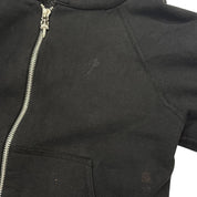 Chrome Hearts Cross Patch Zip-Up Hoodie Black - Pre-Owned Size S