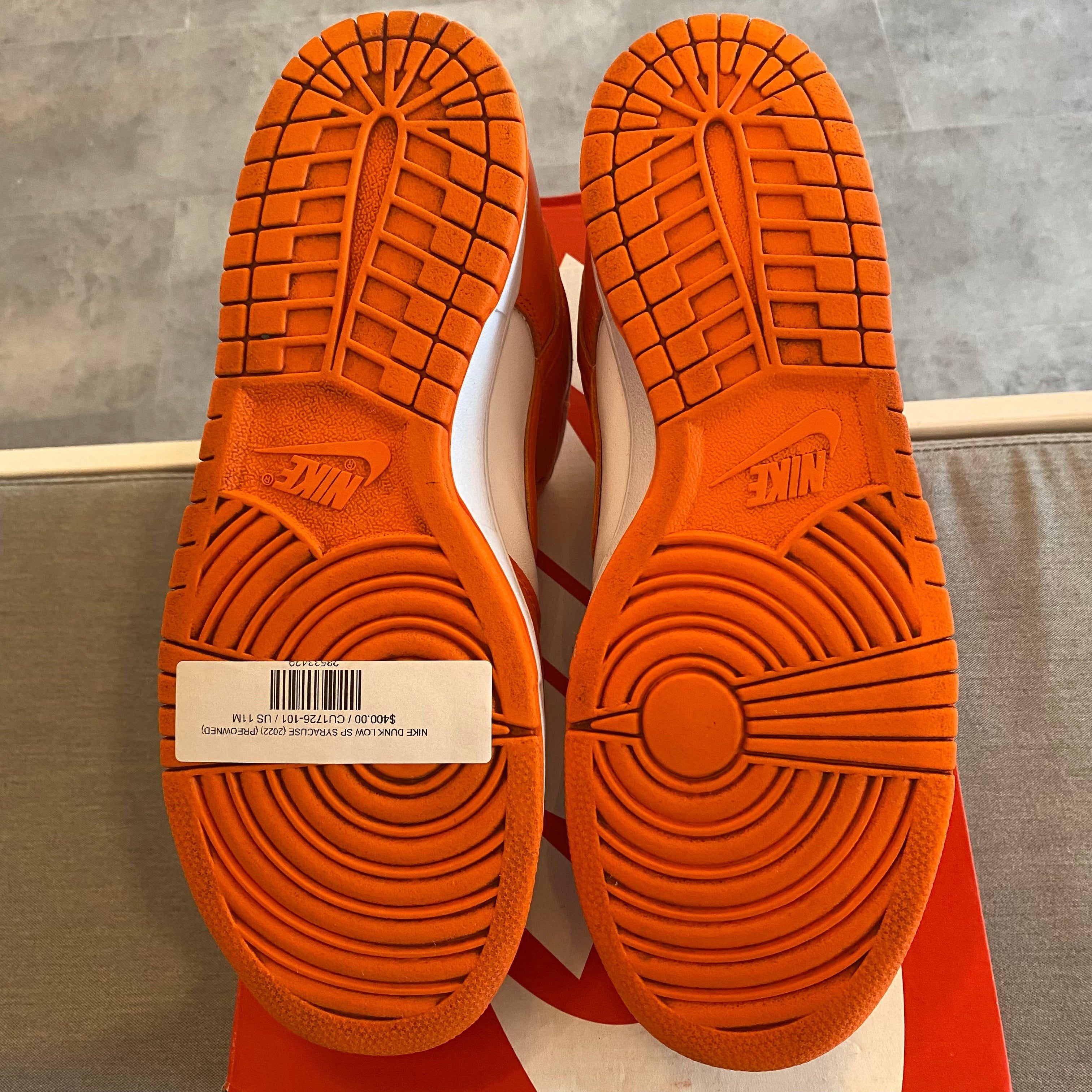 Nike Dunk Low SP Syracuse (2022) - Pre-Owned Size 11