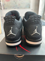 Jordan 4 Retro Black Canvas - Pre-Owned Size 9