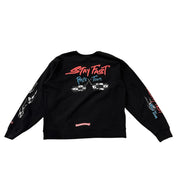 Chrome Hearts Matty Boy Stay Fast Crewneck Black (Tried On, Dry Cleaned Size L)