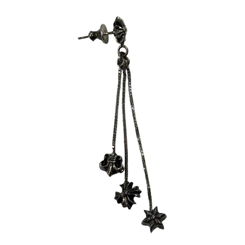 Chrome Hearts CH Plus Jojo 3 Drop Single Earring - Lightly Pre-Owned