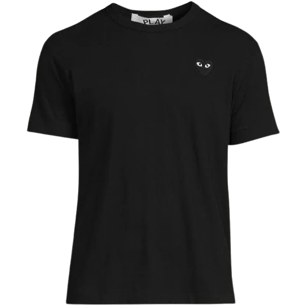 COMME DES GARÃ‡ONS PLAY Cotton Heart T-Shirt Black