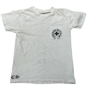 Vintage Chrome Hearts Eye Chart T-Shirt White - Pre-Owned Size M