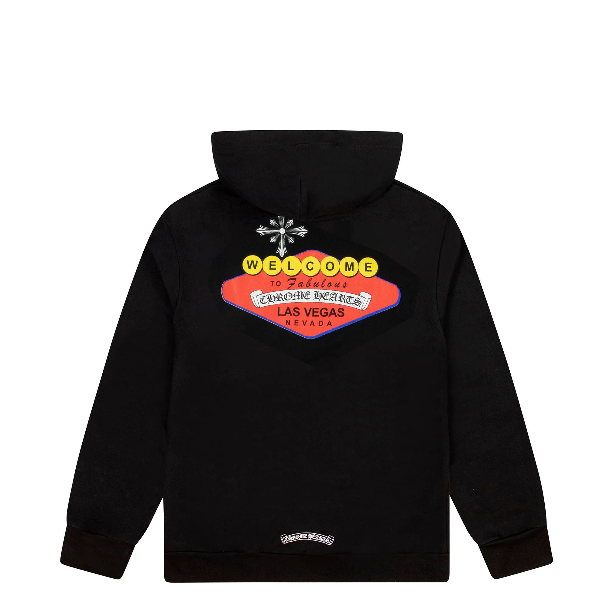 Chrome Hearts Las Vegas Exclusive Sign Logo Hoodie Black