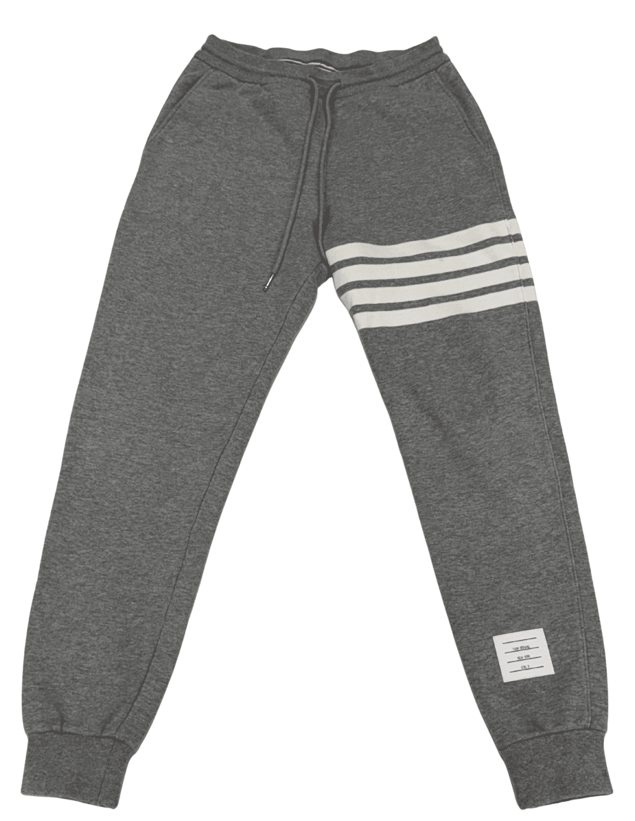 Thom Browne Grey Engineered 4-Bar Pants - Pre-Owned Size S