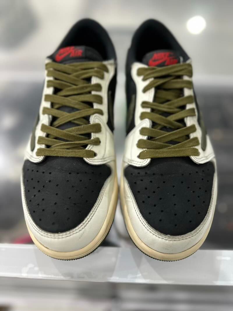 Jordan 1 Retro Low OG SP Travis Scott Olive (W) - Pre-Owned Size 10.5W (No Box)