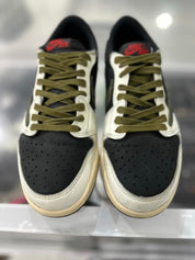 Jordan 1 Retro Low OG SP Travis Scott Olive (W) - Pre-Owned Size 10.5W (No Box)