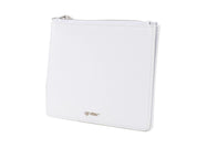 Off-White Diag Double Clutch White w/ Industrial Tape Strap - Pre-Owned