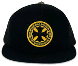 Chrome Hearts Plus Cross Seal Stamp Trucker Hat Black