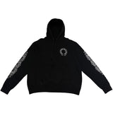 Chrome Hearts Horseshoe Floral Pullover Hoodie Black - Lightly Used Size XL