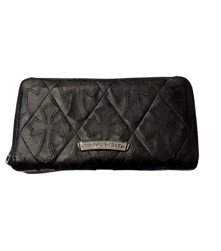 Chrome Hearts All Over Cemetery Scroll Full Zip Wallet, lightly used – photo 1 of 5