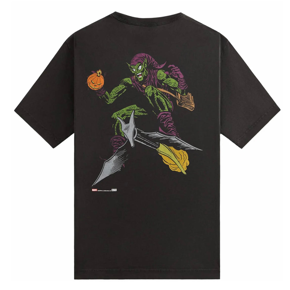 Kith x Marvel Green Goblin Vintage Tee Black