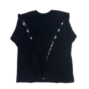 Chrome Hearts Scroll CH Plus Logo L/S T-Shirt Black - Pre-Owned Size XL