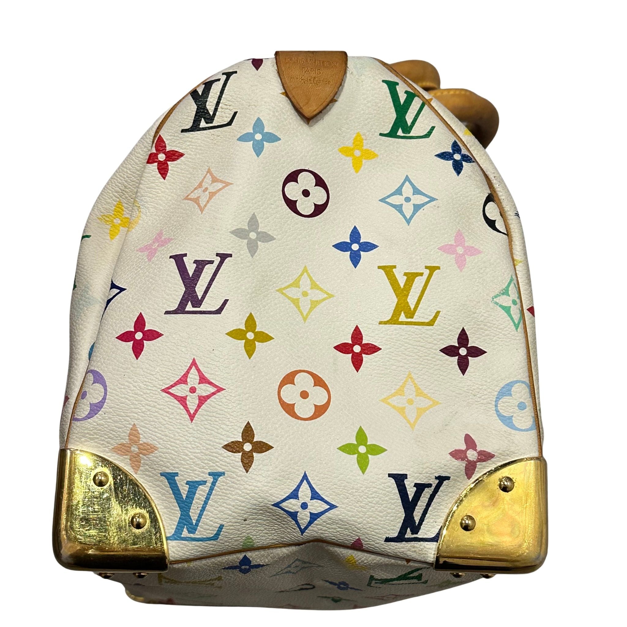 Louis Vuitton x Takashi Murakami Speedy 30 White Multicolour - Pre-Owned