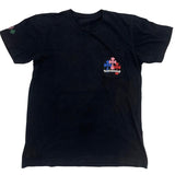 Chrome Hearts Multi Color Cross Cemetery T-shirt Black