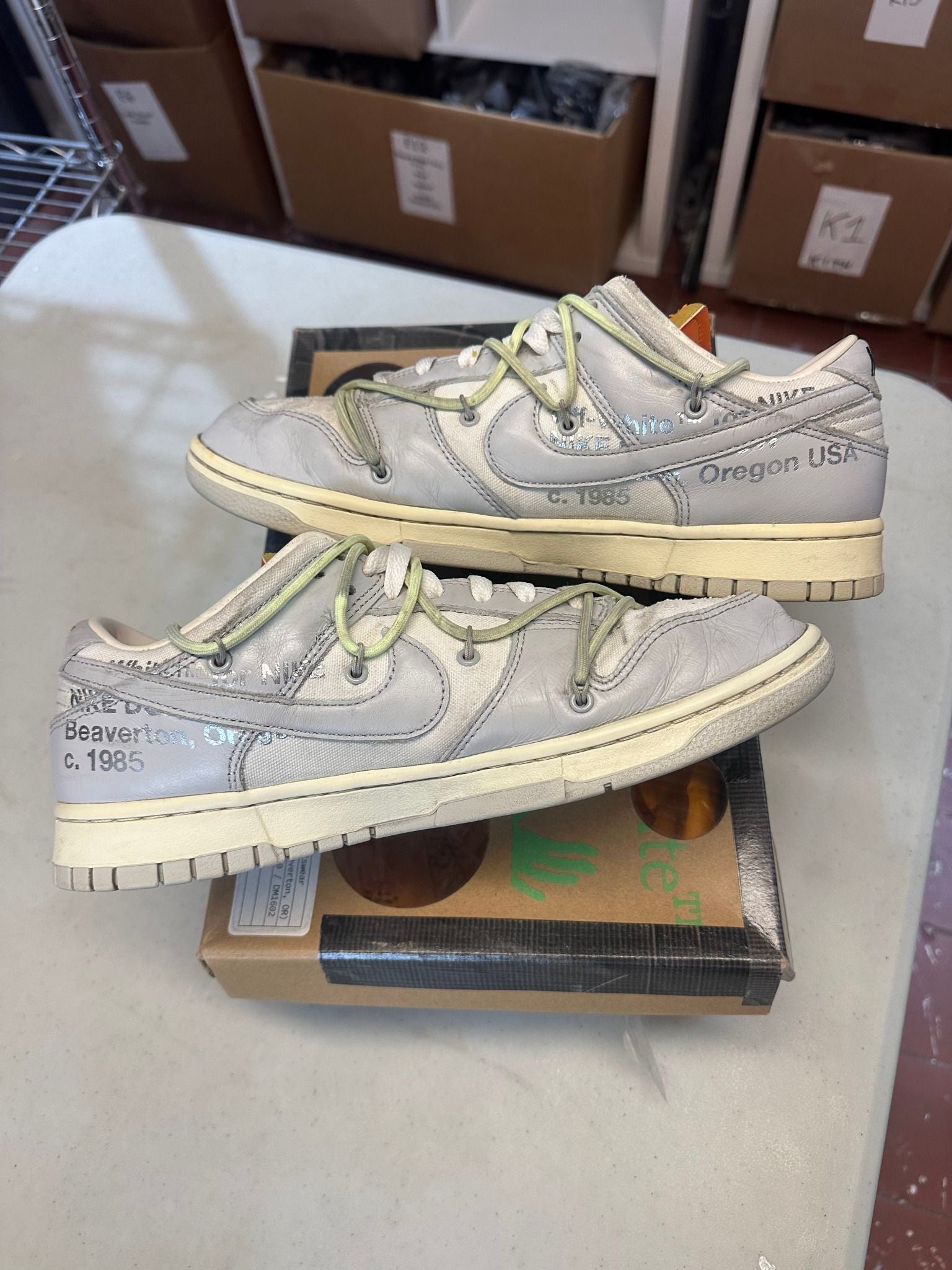 Nike Dunk Low Off-White Lot 43 - Pre-Owned Size 10